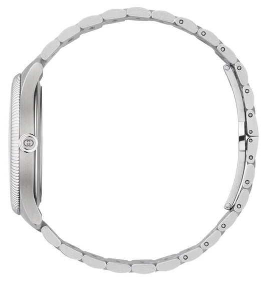 Gucci G-Timeless Automatic Stainless Steel Green Dial Mens Watch YA126397