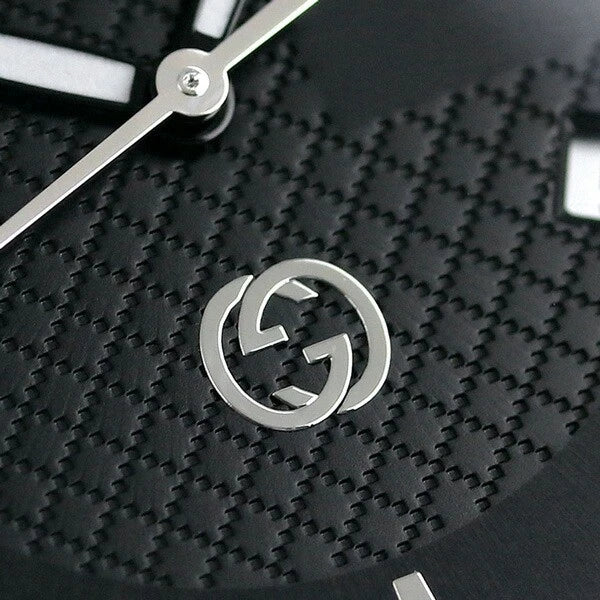 Gucci G-Timeless Stainless Steel Black Dial Date Quartz Mens Watch YA1264106