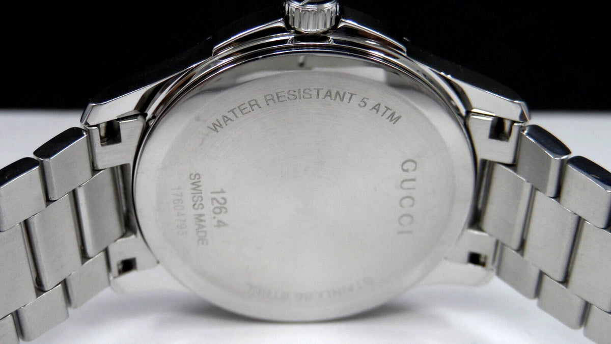 Gucci YA126456 G-Timeless Date Black Dial Men's Watch