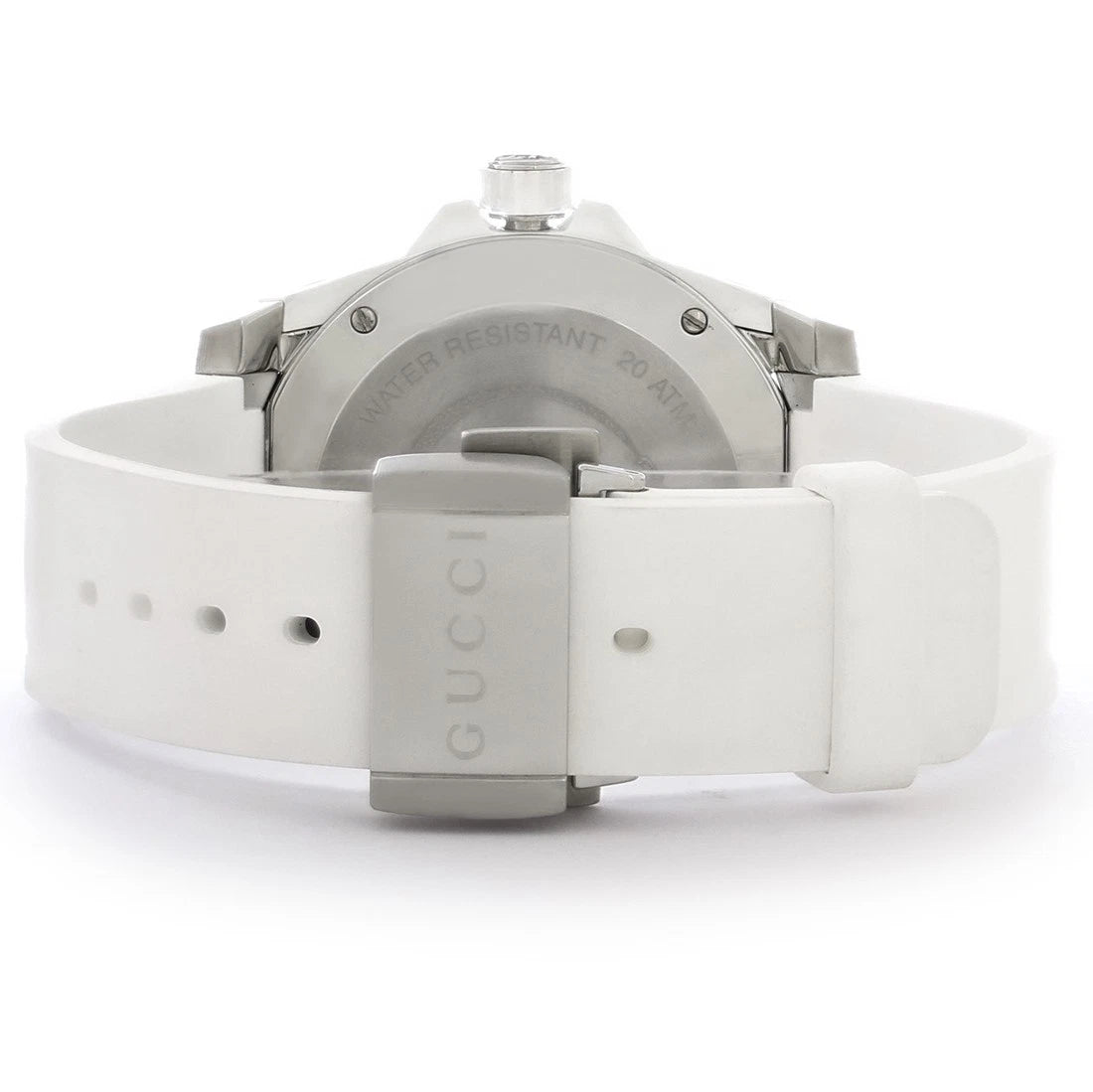 Gucci YA136330 Men's Dive White Quartz Watch Swiss Made 40mm