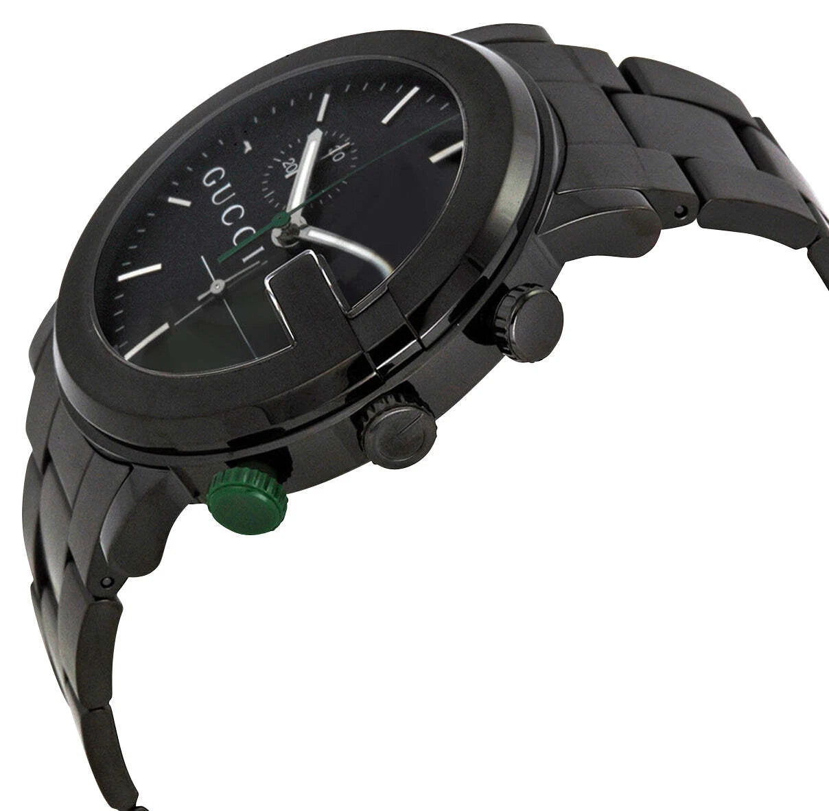 Gucci G-Chrono Chronograph Black PVD Steel Black Dial Quartz Mens Watch YA101331