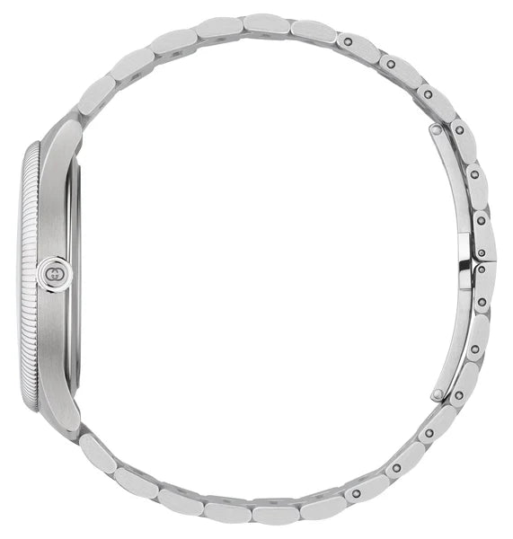 Gucci G-Timeless Automatic Stainless Steel Green Dial Mens Watch YA126397