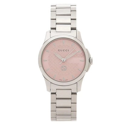 Share Gucci G-Timeless Women's Pink Dial Swiss Watch - YA1265047 ($1250 MSRP)