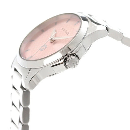 Share Gucci G-Timeless Women's Pink Dial Swiss Watch - YA1265047 ($1250 MSRP)