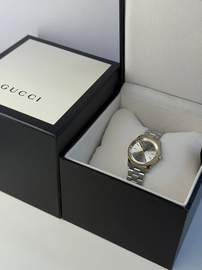 Gucci G-Timeless 29mm Silver Dial Steel Women's Watch YA1265063