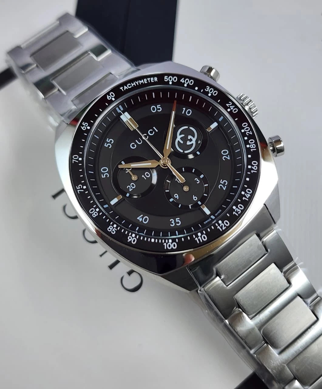 Gucci Interlocking G YA142316 41mm Chronograph Watch