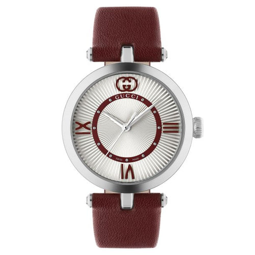 Gucci Model 2000 Quartz Silver Dial Ladies Watch Item No. YA167508