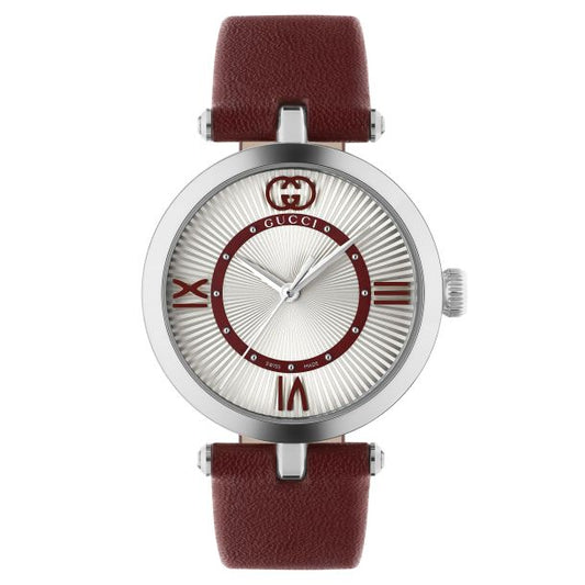 Gucci Model 2000 Quartz Silver Dial Ladies Watch Item No. YA167508
